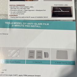 Tesla Model 3Y Accessories Screen Protector Cash Only 