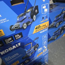 Kobalt 21-in 40v self-propelled mower 
Brand new in box