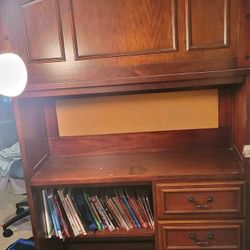 $125 Or Best Offer: Cafe Brown Wood Loft bed: NE Kids School House Chocolate Brown Stair Loft. (delivery Available)