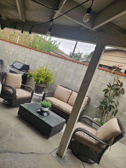 4pc Patio Set/conversation Set/outdoor Furniture/Cash Only