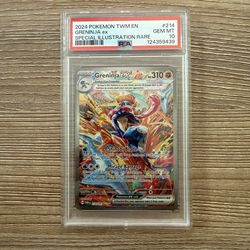 Greninja ex SIR Twilight Masquerade 214/167 PSA 10