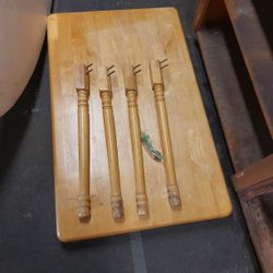 Sturdy Wooden Kitchen Dining Room Table