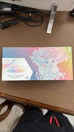 New sealed Pokémon prismatic evolutions super-premium collection