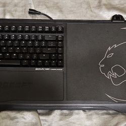 Roccat SOVA MK, Brown Switch Lapboard Keyboar-used -80 Obo-TODAY ONLY (NOV 10) SELLING FOR 50 DOLLARS