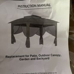 Brand New Cover For Outdoor Shelter 