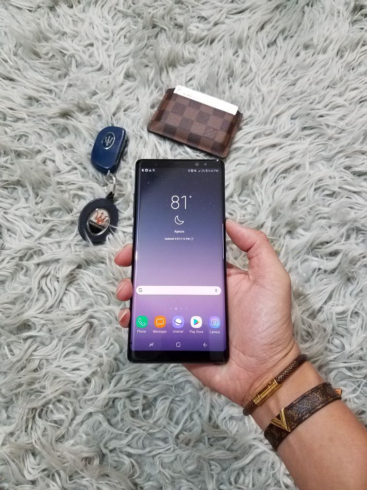 Samsung Note 8 Unlocked 100% Feedbacks 5 Stars