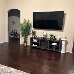 TV Stand W/ Fire Place & Foldable Futon