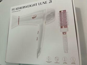 T3 White Gold Color Featherweight Luxe 2i Professional Hair Dryer