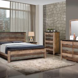 4-PCS Queen Size Bedroom Set In Offer 🔥🔥🔥