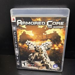 Ubisoft Armored Core: For Answer PS3 Action & Adventure Shooter, CIB,  RARE 🚨