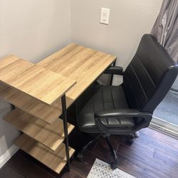 Desk and Office Chair