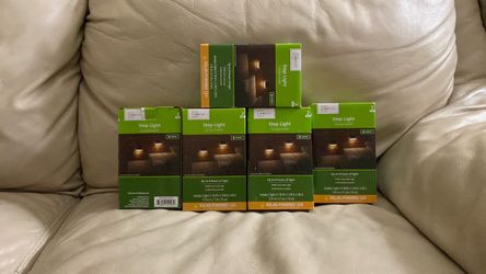 Mainstays Solar-Powered LED Step Lights – 5 Boxes
