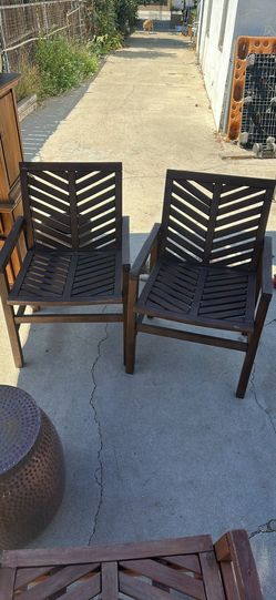 Edison Walker Outdoor chairs wood