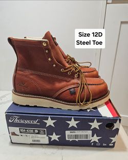 Thorogood (contact info removed) Steel Toe Work Boots Size 12D