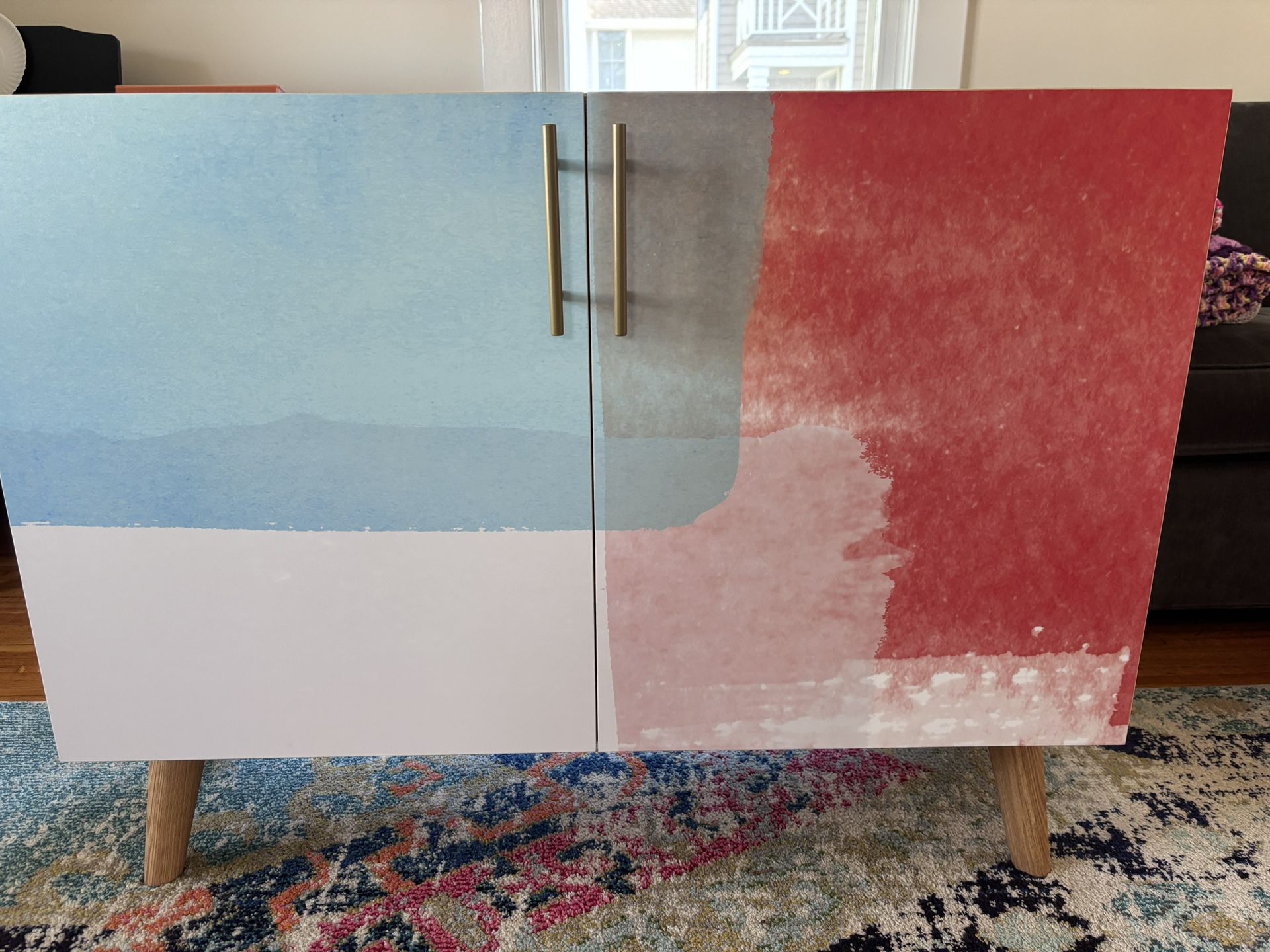 Colorful Credenza (Inside Weather)