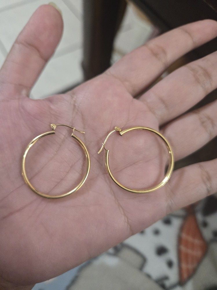 14k Hoop Earrings
