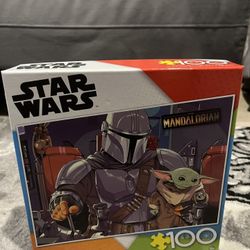 New And Sealed Star Wars Mandalorian 100 Piece Puzzle