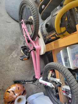 Pink Kids BMX Bike