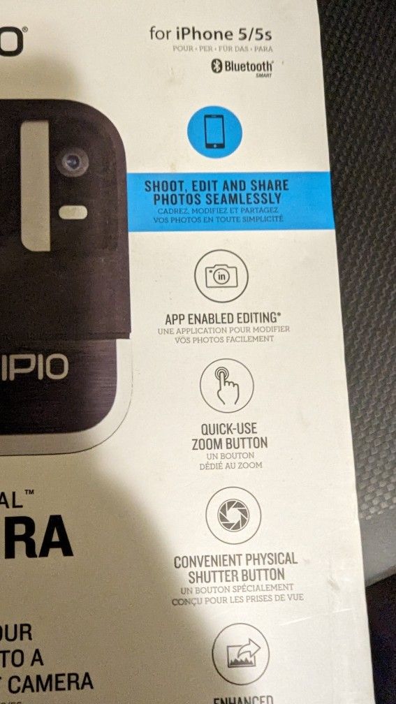 iPhone 5 5S Camera Case.