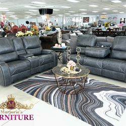 2PC Recliner Sofa Set (( Take It Home 🏠With $10 Down ))