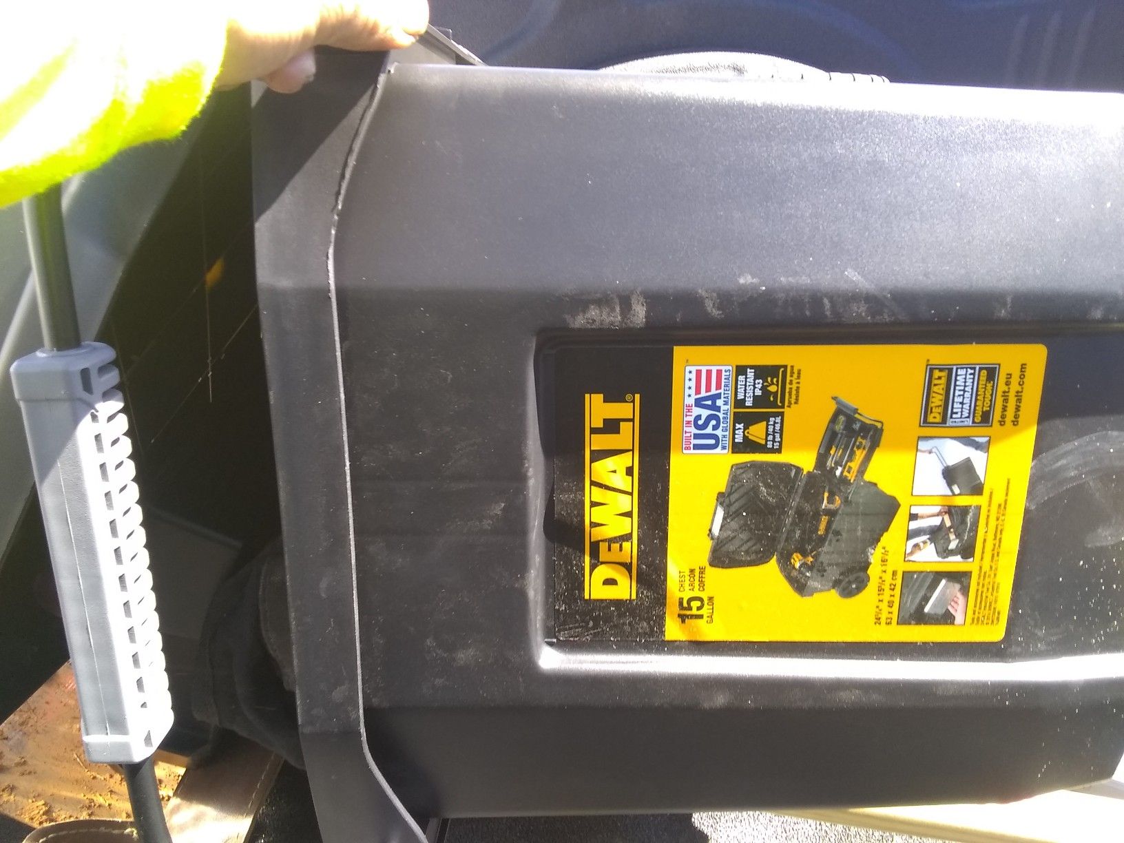 DeWalt 15 gallon tool box