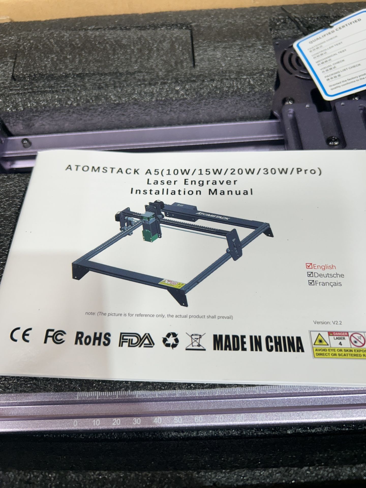 ATOMSTACK A5 Laser  Engraver 5W 