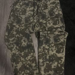 XL Nike Tech Open HEM Fleece Camo Pants
