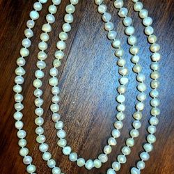 63in Freshwater Pearl Opera Necklace