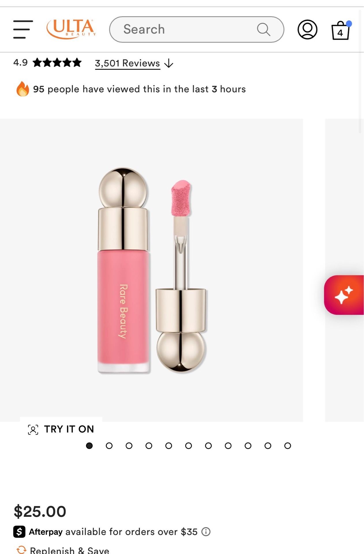 Rare beauty blush