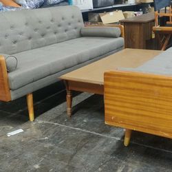 Brand New Couch Set Gray Tuft 