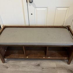 Entryway Wooden Bench