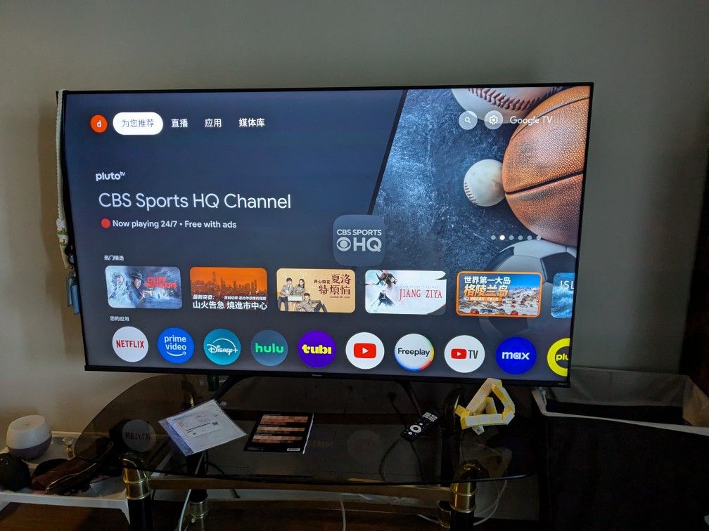 65inch smart TV With Google TV Inside