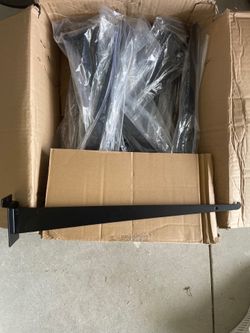 Set of 20 -  sixteen inch slat wall shelf brackets