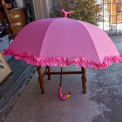 PINK FLAMINGO UMBRELLA 