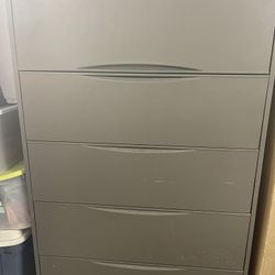 5 Drawer Metal Filing Cabinet