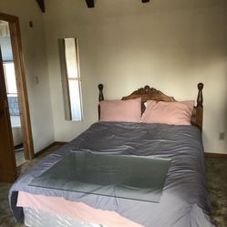 Wooden Queen Size Bed Frame 