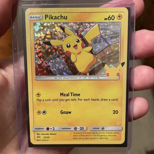 Pikachu 25/25 Holo McDonald’s Pokemon 25th Anniversary PSA Ready