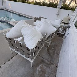 Midway Harmony 6 Piece Patio Aluminum Sectional