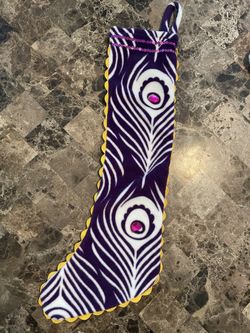 Peacock Xmas Stocking