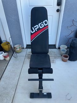 UPGO Adjustable Weight Bench - Excellent Condition