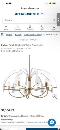 Kichler Petal pendant