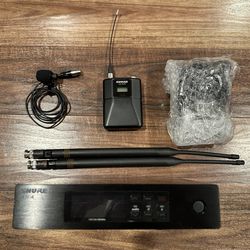 Shure QLXD4 / QLXD1 Digital Wireless System - H50 Band (534-598 MHz)