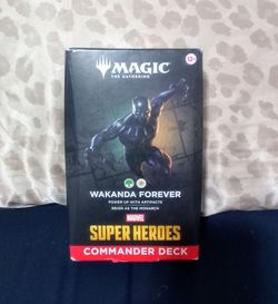Magic Marvel Superheroes Wakanda Forever Commander Deck $40