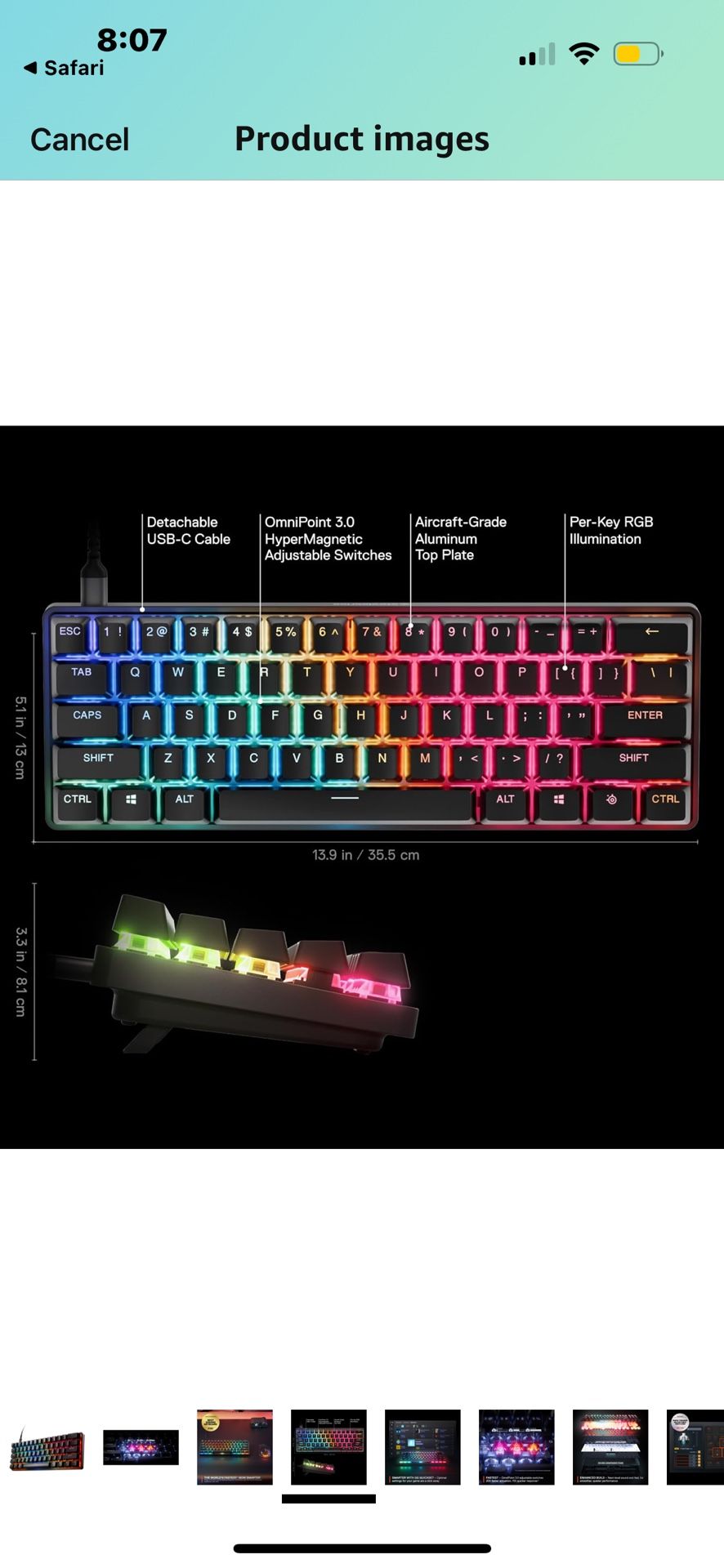 Apex Pro Mini Gaming Keyboard
