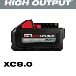 Milwaukee M18 18-Volt Lithium-Ion HIGH OUTPUT XC 8.0 Ah Battery (Brand New)