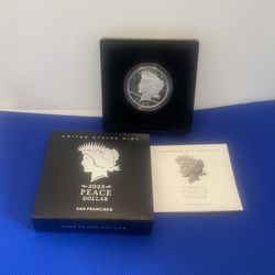 2023 Peace Dollar From San Francisco Mint