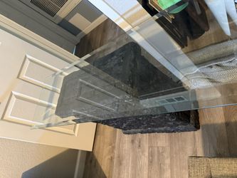 Vintage Glass Table Top