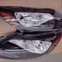 12-14 Ford Focus Headlights Luces Micas Calaveras Faros Faroles Focos Headlamps 