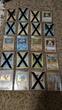 Pokemon Cards Vintage Please Read for Prices!!