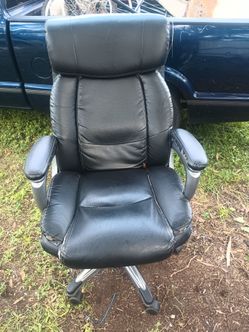 Big leather office chair